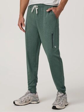 Vuori Sunday Performance Jogger Men’s Medium 32 Leg Agate Green Heathered